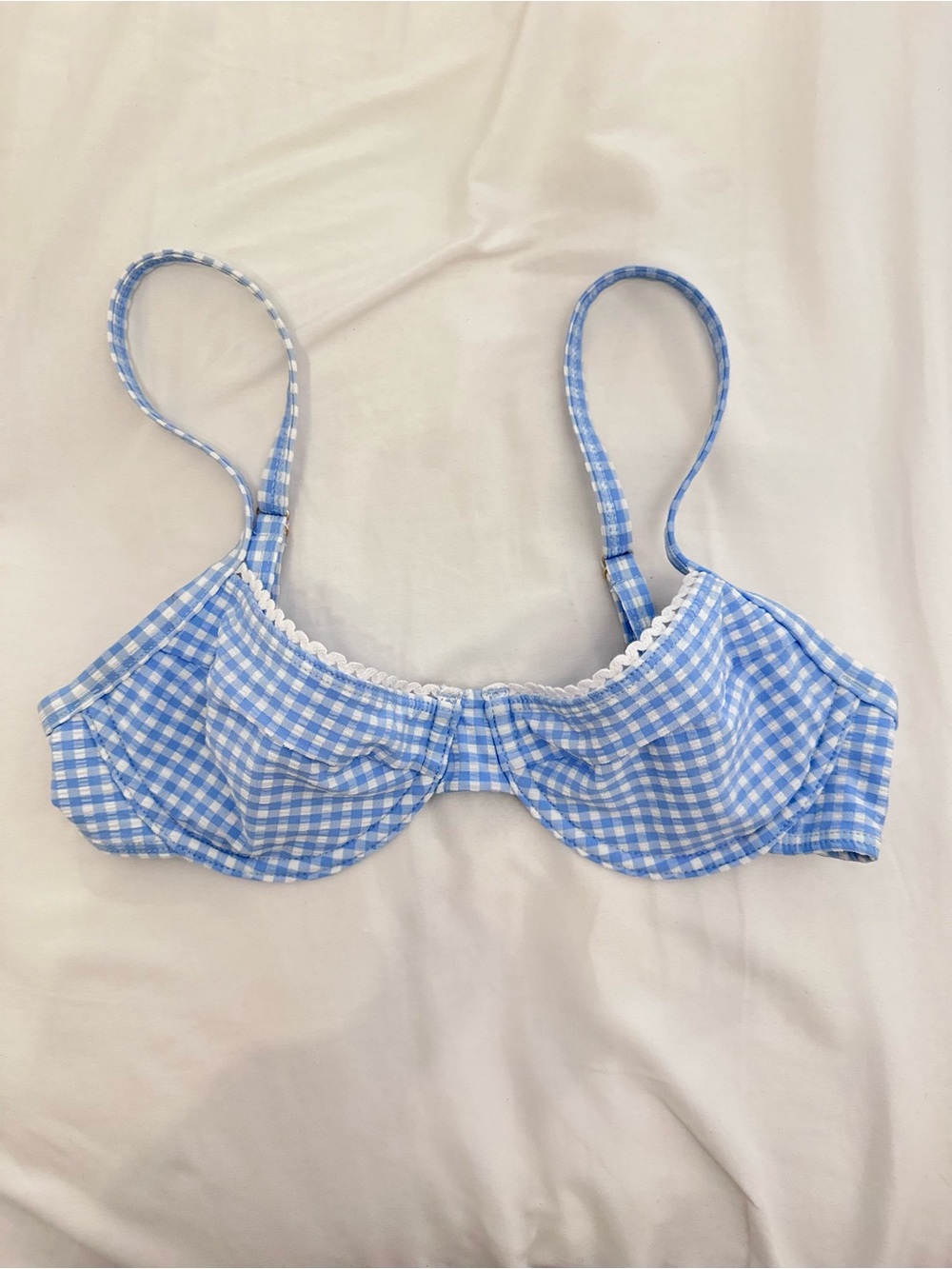 Kulani Kinis Blue Gingham Bikini Set - Picture 3 of 10